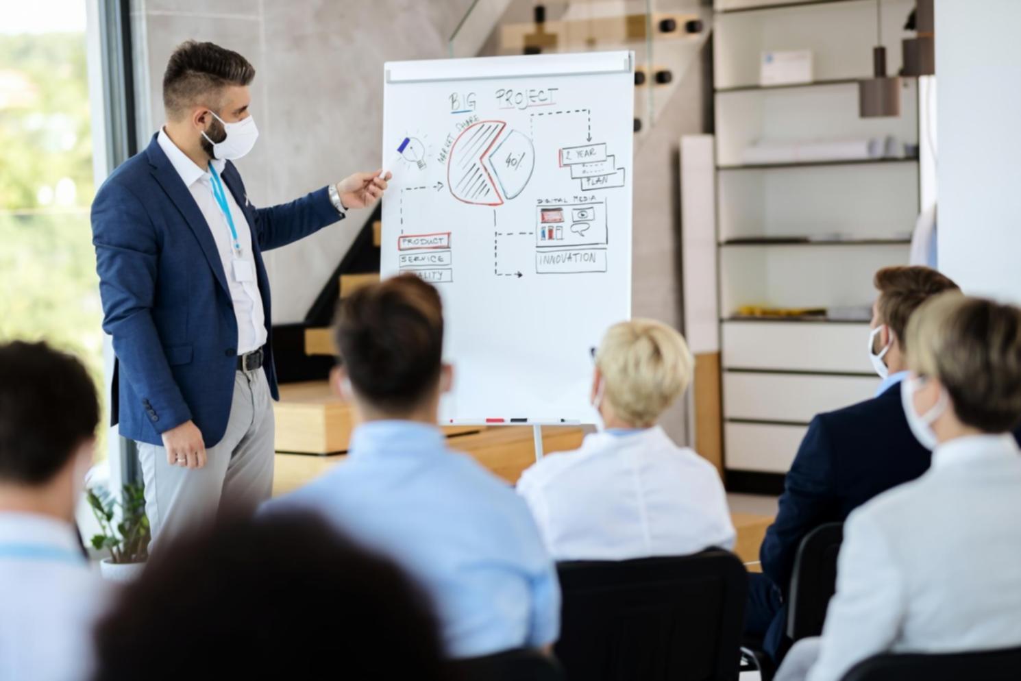 Finanzanalyse-Arbeitsplatz mit modernen Analysewerkzeugen
